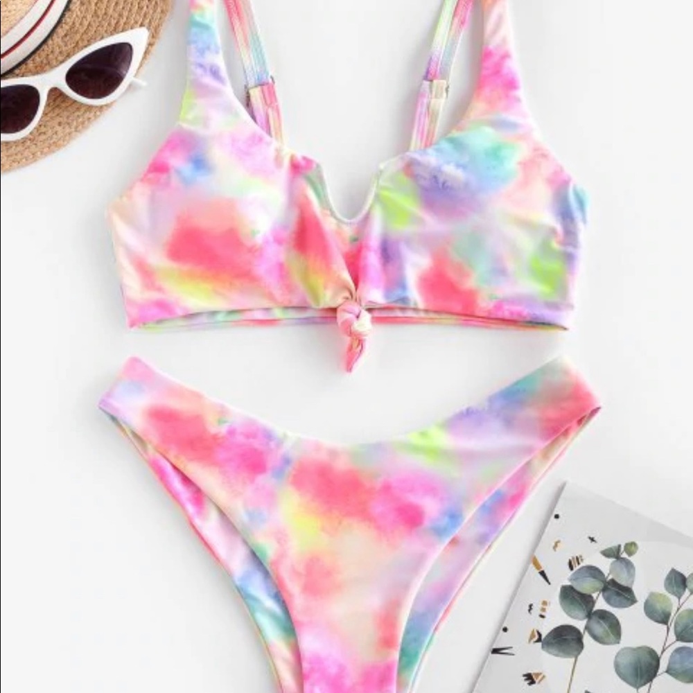 Zaful tie dye bikini